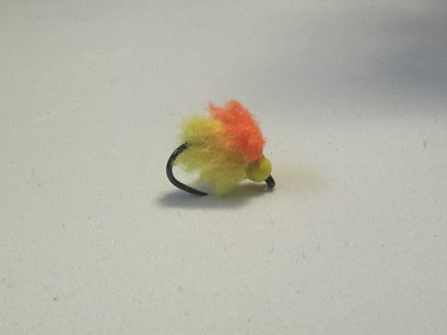 Yellow and orange mohawk egg