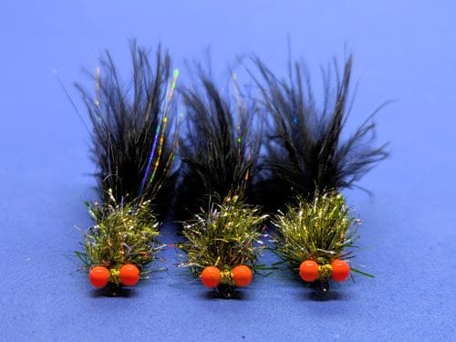 Bead Eyed Ally McCoist Lure Fly Size 10 - Set of 3