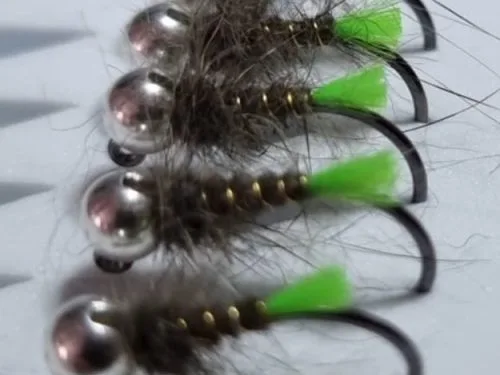 Caddis green tag